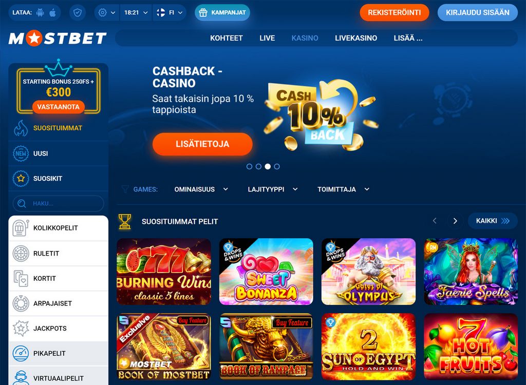 Səlahiyyətli Qumar Müəssisəsi və Bukmeyker - Mostbet